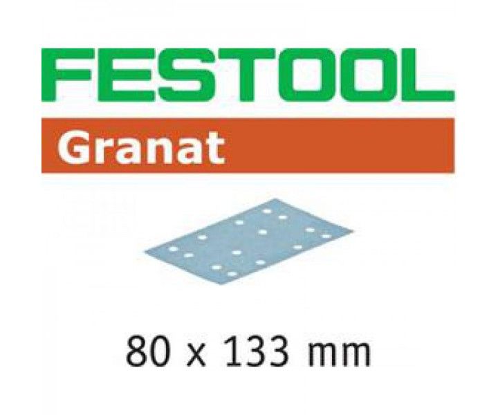 Фото Материал шлифовальный Festool Granat P 120, компл. из 10 шт. STF 80x133 P120 GR 10X в интернет-магазине ToolHaus.ru